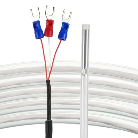 Pt100 Temperature Sensor Probe 3 Meters Cable 4mm x 30mm Probe Thermocouple