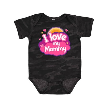 Inktastic I Love My Mommy Girls Gift Baby Girl Bodysuit