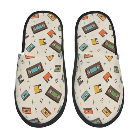 Tideii Retro Vintage Tape for Home Indoor Cotton Slippers Autumn and Winter EVA Plush Slippers Household Supplies Unisex-Large
Tideii Retro Vintage Tape for Home Indoor Cotton Slippers Autumn and Winter EVA Plush Slippers Household Supplies Unisex-Large