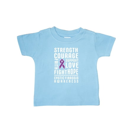 Inktastic Cystic Fibrosis Awareness Strength Courage Support Gift Baby Boy or Baby Girl T-Shirt
Inktastic Cystic Fibrosis Awareness Strength Courage Support Gift Baby Boy or Baby Girl T-Shirt