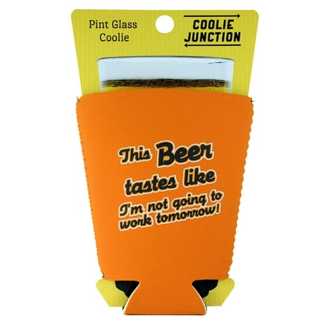 This Beer Tastes Like... Pint Glass Coolie Orange