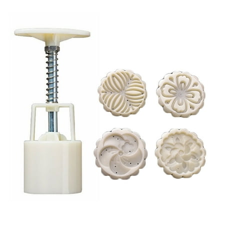 VIEGINE 50g Mooncake Mold with 4pcs Classic Flower Stamps Hand Press Moon Cake Pastry Mould DIY Bakeware
VIEGINE 50g Mooncake Mold with 4pcs Classic Flower Stamps Hand Press Moon Cake Pastry Mould DIY Bakeware