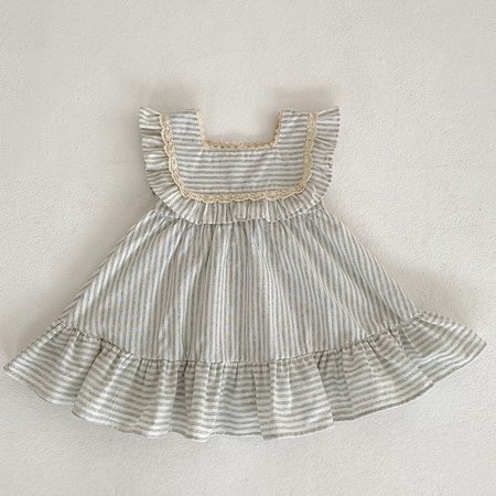 DancePeanut New Summer Sisters Clothes Striped Ruffle Baby Girls Loose Fashion Sleeveless Dress Lace Sweet Baby Romper Outfit Clothes
DancePeanut New Summer Sisters Clothes Striped Ruffle Baby Girls Loose Fashion Sleeveless Dress Lace Sweet Baby Romper Outfit Clothes
