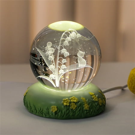 Mikease Desktop Ornament 3D Crystal Lamp 3D Flower Crystal Night Light with Warm Lamp and Colored Lamp Base Ideal Birthday Gift for Friends Lovers Boys and Girls
Mikease Desktop Ornament 3D Crystal Lamp 3D Flower Crystal Night Light with Warm Lamp and Colored Lamp Base Ideal Birthday Gift for Friends Lovers Boys and Girls
