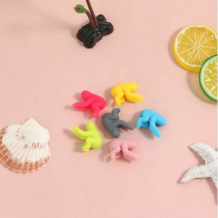 Glass Glass Sloth Marker Colors Silicone 6 Recognizer Party Kitchenï¼Dining & Bar Woodworking Tools (Multicolor)
Glass Glass Sloth Marker Colors Silicone 6 Recognizer Party Kitchenï¼Dining & Bar Woodworking Tools (Multicolor)