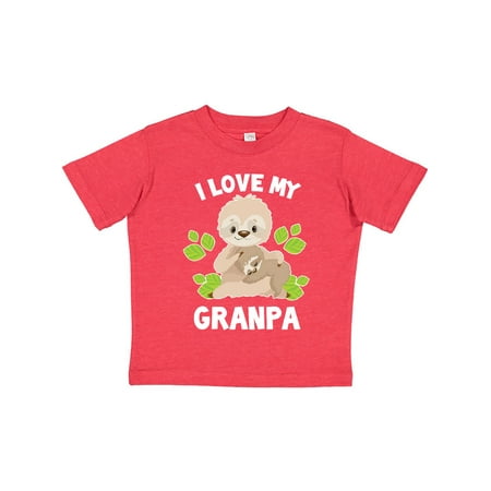 Inktastic Cute Sloth I Love My Granpa with Green Leaves Gift Toddler Boy or Toddler Girl T-Shirt
Inktastic Cute Sloth I Love My Granpa with Green Leaves Gift Toddler Boy or Toddler Girl T-Shirt