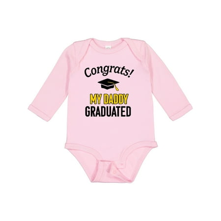 Inktastic Congrats! My Daddy Graduated with Cap Gift Baby Boy or Baby Girl Long Sleeve Bodysuit
Inktastic Congrats! My Daddy Graduated with Cap Gift Baby Boy or Baby Girl Long Sleeve Bodysuit