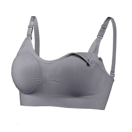 NLAGER Bra Maternity Bra Solid Color Nursing Bralette Soft Wireless Padded Nursing Brassiere Underwear for Pregnant Women
NLAGER Bra Maternity Bra Solid Color Nursing Bralette Soft Wireless Padded Nursing Brassiere Underwear for Pregnant Women