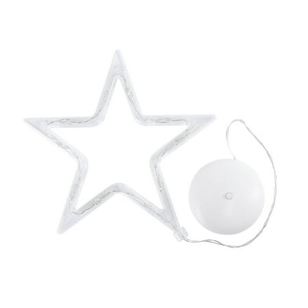 HOMEMAXS 10 LED Christmas Lights Hanging Window Light with Suction Cup Battery Operated Window Hanging Decor for Indoor Lighting Xmas Party Decoration (Five-pointed Star Style + Warm White Light)
HOMEMAXS 10 LED Christmas Lights Hanging Window Light with Suction Cup Battery Operated Window Hanging Decor for Indoor Lighting Xmas Party Decoration (Five-pointed Star Style + Warm White Light)