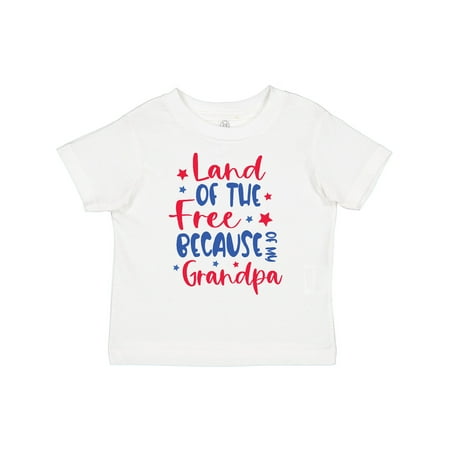 Inktastic Memorial Day Land of the Free Because of My Grandpa Gift Toddler Boy or Toddler Girl T-Shirt
Inktastic Memorial Day Land of the Free Because of My Grandpa Gift Toddler Boy or Toddler Girl T-Shirt