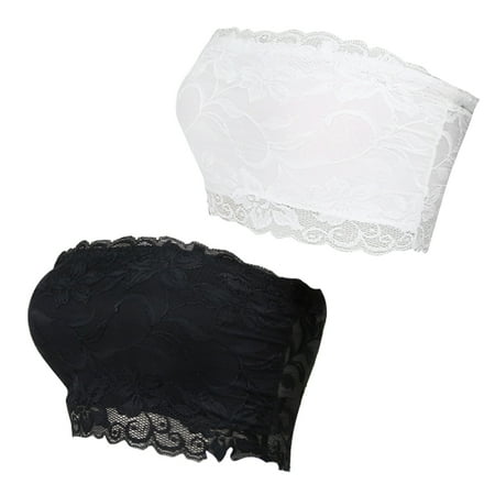 NUOLUX 1 Bag/2pcs Lace Underwear Fashion Women Traceless Tops Sexy Thin Strapless Bandeau Tubes Vest Lingerie Tops (L 1pc White Orchid Pattern 1pc Black Orchid Pattern)
NUOLUX 1 Bag/2pcs Lace Underwear Fashion Women Traceless Tops Sexy Thin Strapless Bandeau Tubes Vest Lingerie Tops (L 1pc White Orchid Pattern 1pc Black Orchid Pattern)