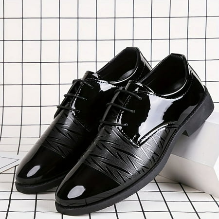 SHZHYIQIMR Solid wear-resistant non slip lace-up derby shoes with microfiber uppers for business occasions or office daily footwear.
SHZHYIQIMR Solid wear-resistant non slip lace-up derby shoes with microfiber uppers for business occasions or office daily footwear.