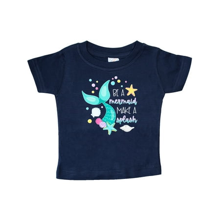Inktastic Be a Mermaid Make a Splash Blue Mermaid Tail Gift Baby Boy or Baby Girl T-Shirt
Inktastic Be a Mermaid Make a Splash Blue Mermaid Tail Gift Baby Boy or Baby Girl T-Shirt