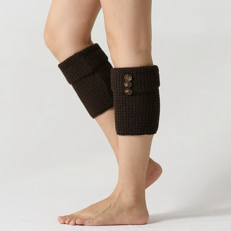 qazqa women winter warm knit leg warmers crochet leggings slouch boot socks
