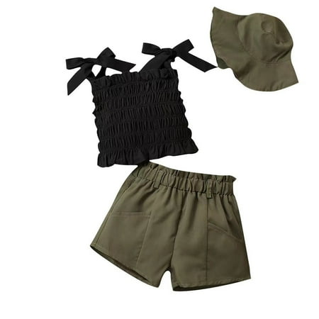 Baby Girl Floral Wrap Winter Clothes for Teen Girls Toddler Girls Cute Outfit Ruffle Sleeveless Vest Tops Shorts And Cap 3pcs Set Outfits
Baby Girl Floral Wrap Winter Clothes for Teen Girls Toddler Girls Cute Outfit Ruffle Sleeveless Vest Tops Shorts And Cap 3pcs Set Outfits