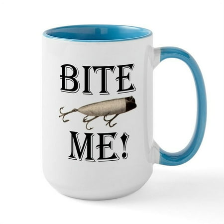 CafePress - Bite Me Ceramic Mug - 15 oz Ceramic Large Mug