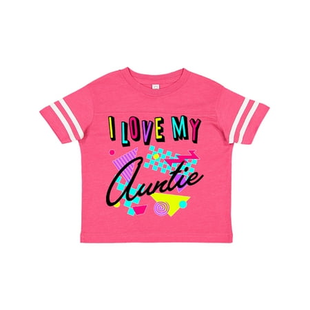 Inktastic I Love my Auntie- 80s retro style Gift Toddler Boy or Toddler Girl T-Shirt
Inktastic I Love my Auntie- 80s retro style Gift Toddler Boy or Toddler Girl T-Shirt