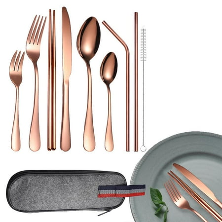 Fovolat Travel Silverware Set Reusable Stainless Steel Travel Silverware Set Portable Stainless Steel Flatware Set Easy To Clean Camping Reusable Silverware Set For Kitchen. agreeable
Fovolat Travel Silverware Set Reusable Stainless Steel Travel Silverware Set Portable Stainless Steel Flatware Set Easy To Clean Camping Reusable Silverware Set For Kitchen. agreeable