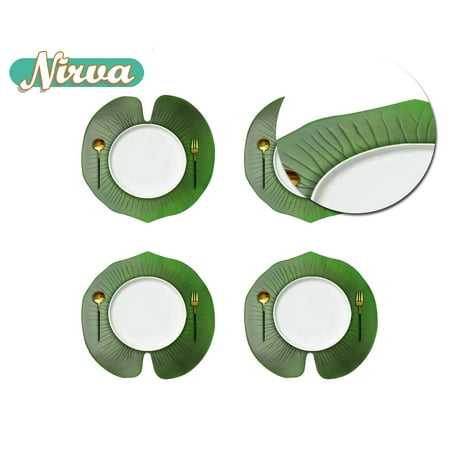 Round placemats Set of 4 Lotus Leaf Dining Table mats 15inch Non Slip Heat Resistant Kitchen Table Stain Resistant mats Easy Clean Washable Suitable forseasonal Holiday Dinner Party
Round placemats Set of 4 Lotus Leaf Dining Table mats 15inch Non Slip Heat Resistant Kitchen Table Stain Resistant mats Easy Clean Washable Suitable forseasonal Holiday Dinner Party
