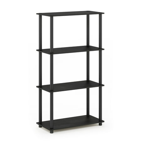 Furinno Multipurpose 23.6 W x 11.4 D x 43.25 H 4-Shelf Freestanding Shelves Americano and Black
Furinno Multipurpose 23.6 W x 11.4 D x 43.25 H 4-Shelf Freestanding Shelves Americano and Black