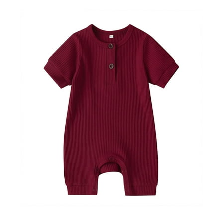 Newborn Infant Baby Girl Boy Summer Romper Solid Short Sleeve Jumpsuit One Piece Bodysuit Outfits
Newborn Infant Baby Girl Boy Summer Romper Solid Short Sleeve Jumpsuit One Piece Bodysuit Outfits