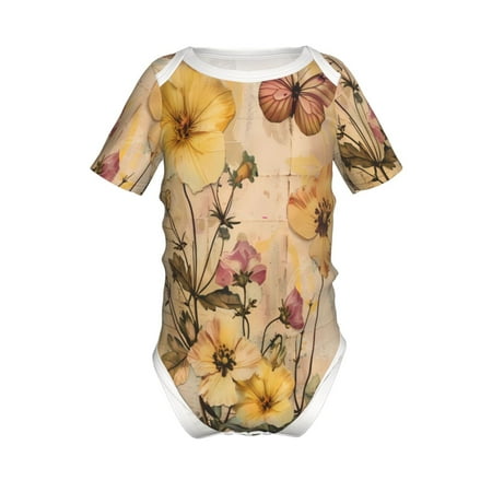 Yiaed Vintage Floral Butterfly Collage Print Infant Climbing Short Sleeve Onesie One-Piece Baby Bodysuit Clothes 0-12 Months -6 Months
Yiaed Vintage Floral Butterfly Collage Print Infant Climbing Short Sleeve Onesie One-Piece Baby Bodysuit Clothes 0-12 Months -6 Months