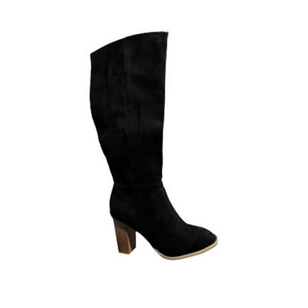 Women Autumn and Winter Suede Pointed Medium Boots Medium Heel Solid Color Knight Boots Fashion Boots
Women Autumn and Winter Suede Pointed Medium Boots Medium Heel Solid Color Knight Boots Fashion Boots