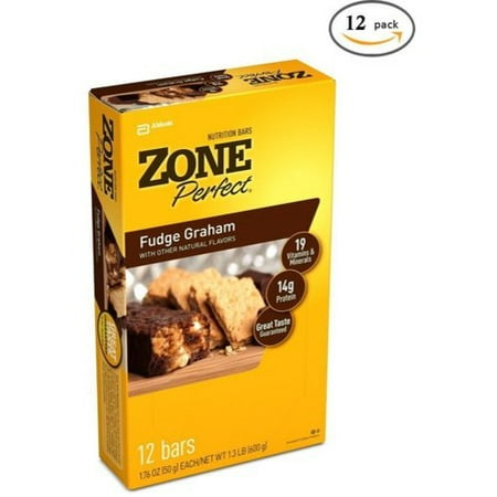 Zone Perfect All Natural Nutrition Bar, Fudge Graham, 1.76 Oz, 12 /Box