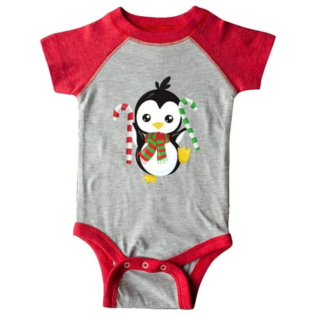 Inktastic Cute Penguin Penguin With Candy Cane And Scarf Gift Baby Boy or Baby Girl Bodysuit
Inktastic Cute Penguin Penguin With Candy Cane And Scarf Gift Baby Boy or Baby Girl Bodysuit
