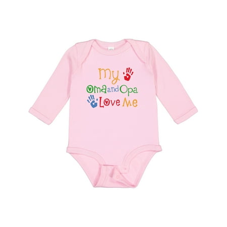 Inktastic Oma and Opa Love Me Grandchild Gift Baby Boy or Baby Girl Long Sleeve Bodysuit
Inktastic Oma and Opa Love Me Grandchild Gift Baby Boy or Baby Girl Long Sleeve Bodysuit