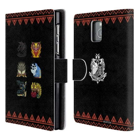 OFFICIAL MONSTER HUNTER WORLD ICONS LEATHER BOOK WALLET CASE COVER FOR BLACKBERRY ONEPLUS