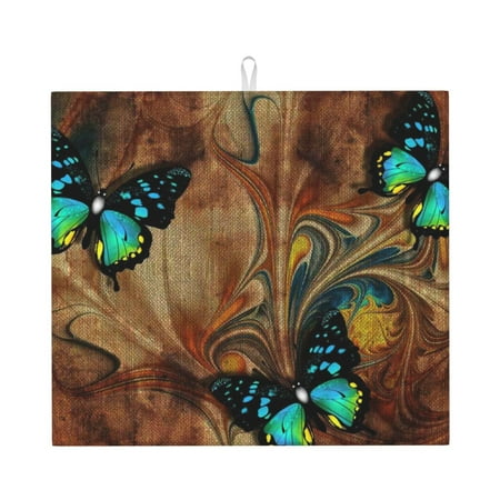 Goofa Dish Drying Mat Super Absorbent Drying Mat Large Dish Drying Mats for Kitchen Counter Easy Clean Dish Mat Kitchen Drying Mat 16 x 18 ( Vintage Butterfly Green )
Goofa Dish Drying Mat Super Absorbent Drying Mat Large Dish Drying Mats for Kitchen Counter Easy Clean Dish Mat Kitchen Drying Mat 16 x 18 ( Vintage Butterfly Green )