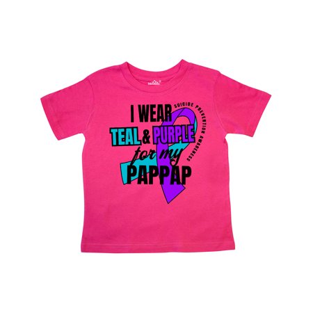 Inktastic Suicide Prevention I Wear Teal and Purple for My Pappap Gift Toddler Boy or Toddler Girl T-Shirt
Inktastic Suicide Prevention I Wear Teal and Purple for My Pappap Gift Toddler Boy or Toddler Girl T-Shirt