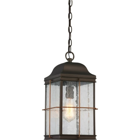 Outdoor Pendant 1 Light With Bronze with Copper Accents Finish A19 Incandescent 9 inch 60 Watts
Outdoor Pendant 1 Light With Bronze with Copper Accents Finish A19 Incandescent 9 inch 60 Watts