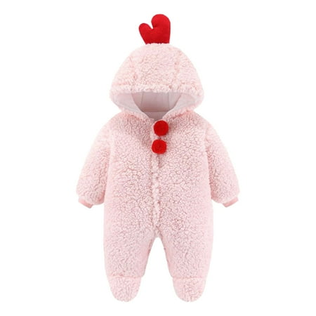 DENGDENG Unisex-Baby Embroidery Warm Long-Sleeve Romper Hooded Winter Romper Cartoon Infant Clothes 
DENGDENG Unisex-Baby Embroidery Warm Long-Sleeve Romper Hooded Winter Romper Cartoon Infant Clothes