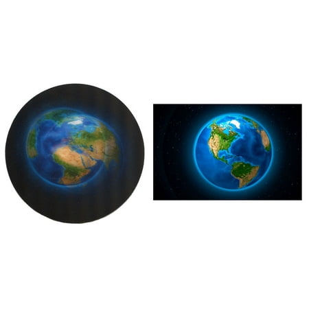 2 - Magnets Earth (America and Europe) - 3D Lenticular Maxi Card