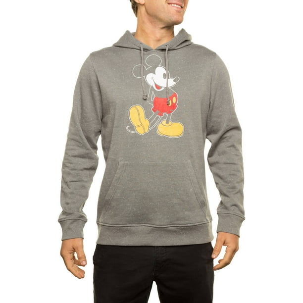 Disney Men's Licensed Speckled Fleece Pullover Hoodie