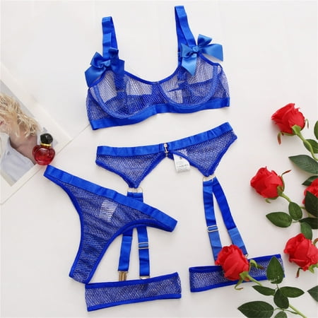 PEASKJP Lace Lingerie For Women Lingerie For Women Open File Hollow Bundled Front And Back Wear Suit Bodysuit Shapewear For Women Blue S
PEASKJP Lace Lingerie For Women Lingerie For Women Open File Hollow Bundled Front And Back Wear Suit Bodysuit Shapewear For Women Blue S