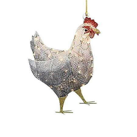 Redempion Christmas Tree Hanging Ornaments Chicken with Scarf Christmas Hat Hanging Pendant Home Decorations Holiday Decor No.1
Redempion Christmas Tree Hanging Ornaments Chicken with Scarf Christmas Hat Hanging Pendant Home Decorations Holiday Decor No.1