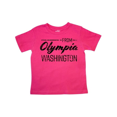 Inktastic From Olympia Washington in Black Distressed Text Gift Toddler Boy or Toddler Girl T-Shirt
Inktastic From Olympia Washington in Black Distressed Text Gift Toddler Boy or Toddler Girl T-Shirt