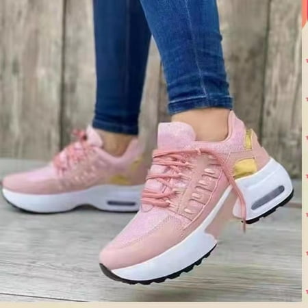 2022 New Ladies Sneakers Lace Up Wedge Heel Vulcanized Shoes Thick Sole Air Cushion Casual Shoes Large Size 43 Women s Shoes
2022 New Ladies Sneakers Lace Up Wedge Heel Vulcanized Shoes Thick Sole Air Cushion Casual Shoes Large Size 43 Women s Shoes