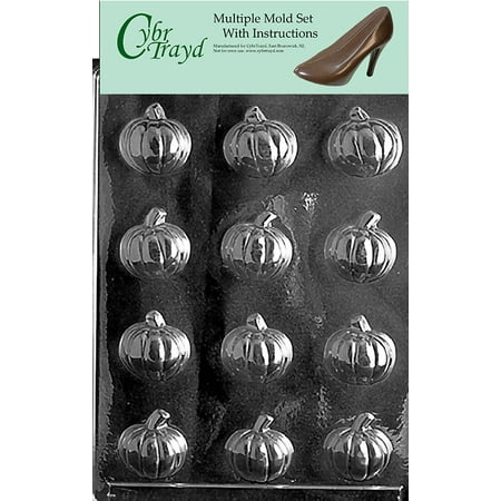 Small Pumpkin Chocolate Candy Mold with Exclusive Cybrtrayd Copyrighted Molding Instructions Pack of 3
Small Pumpkin Chocolate Candy Mold with Exclusive Cybrtrayd Copyrighted Molding Instructions Pack of 3