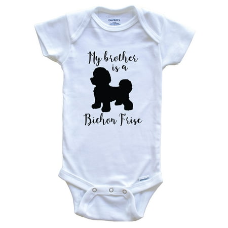 My Brother Is A Bichon Frise Cute Dog Baby Bodysuit - Bichon Frise One Piece Baby Bodysuit 6-9 Months White
My Brother Is A Bichon Frise Cute Dog Baby Bodysuit - Bichon Frise One Piece Baby Bodysuit 6-9 Months White