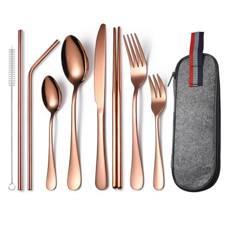 Leking Utensils Set For 1 Portable Outdoor Flatware Set Stainless Steel Reusable Utensils Set Easy To Clean Dishwasher Safe For Lunch Box Camping School Picnic. richly
Leking Utensils Set For 1 Portable Outdoor Flatware Set Stainless Steel Reusable Utensils Set Easy To Clean Dishwasher Safe For Lunch Box Camping School Picnic. richly