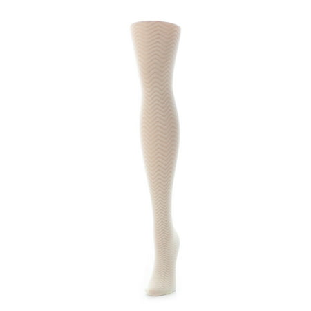 MeMoi Sheer Wave Chevron Tights - Girls - Female