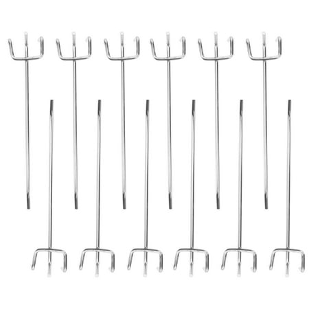 NUOLUX 50Pcs Shelf Hook Supermarket Shelves Three Foot Hook Hole Board Hook Three Fork Triangular Hole Board Hook
NUOLUX 50Pcs Shelf Hook Supermarket Shelves Three Foot Hook Hole Board Hook Three Fork Triangular Hole Board Hook