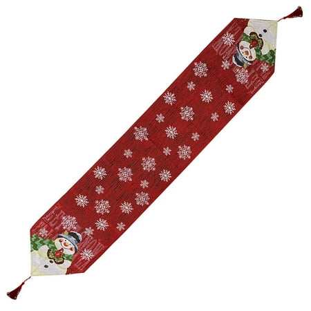 Kafei Christmas Snowflake Table Runner | Snowman Snowflakes Table Runner for Christmas Dinner | Outdoor or Indoor Gatherings Table Home Decorations 70.8x13.7inch/183x33cm
Kafei Christmas Snowflake Table Runner | Snowman Snowflakes Table Runner for Christmas Dinner | Outdoor or Indoor Gatherings Table Home Decorations 70.8x13.7inch/183x33cm