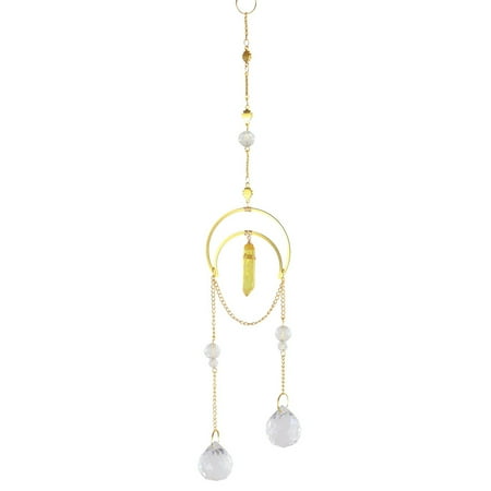 Limei Rainbow Making Prism Well Reflected Eye-catching Fashion Living Room Hanging Faux Crystal Light Catcher Ornament
Limei Rainbow Making Prism Well Reflected Eye-catching Fashion Living Room Hanging Faux Crystal Light Catcher Ornament