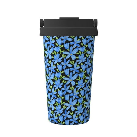 Fuzoiu Blue Flowers Print Stainless Steel Travel Mug Vacuum Insulated Coffee Travel Mug Reusable Coffee Cup for Hot and Cold
Fuzoiu Blue Flowers Print Stainless Steel Travel Mug Vacuum Insulated Coffee Travel Mug Reusable Coffee Cup for Hot and Cold