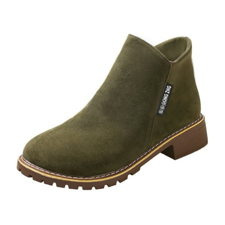Girls Thick Heel Ankle Boots with High Quality Fabric Material for Stylish Women Office Lady 41 Army Green
Girls Thick Heel Ankle Boots with High Quality Fabric Material for Stylish Women Office Lady 41 Army Green
